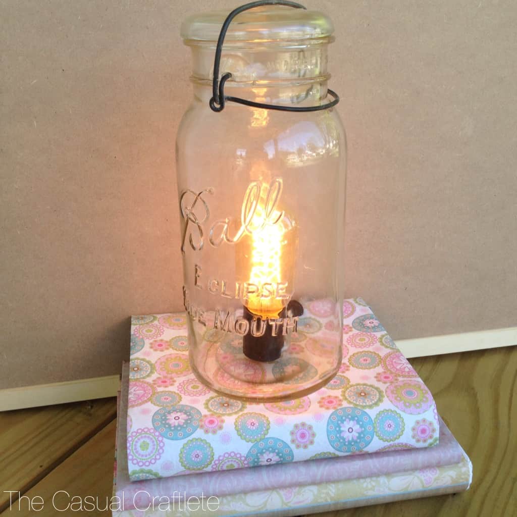 Mason Jar Table Lamp Purely Katie