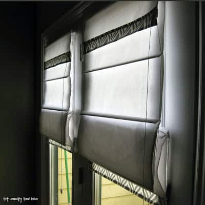 Lengthened Roman Shades