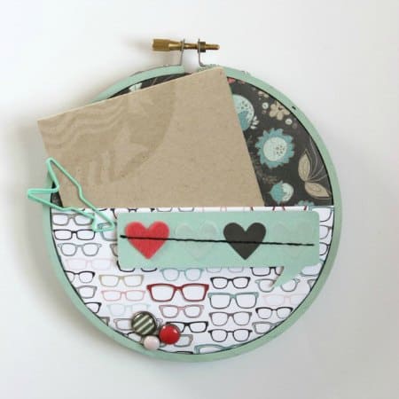 Cover Photo Paper Embroidery Hoop