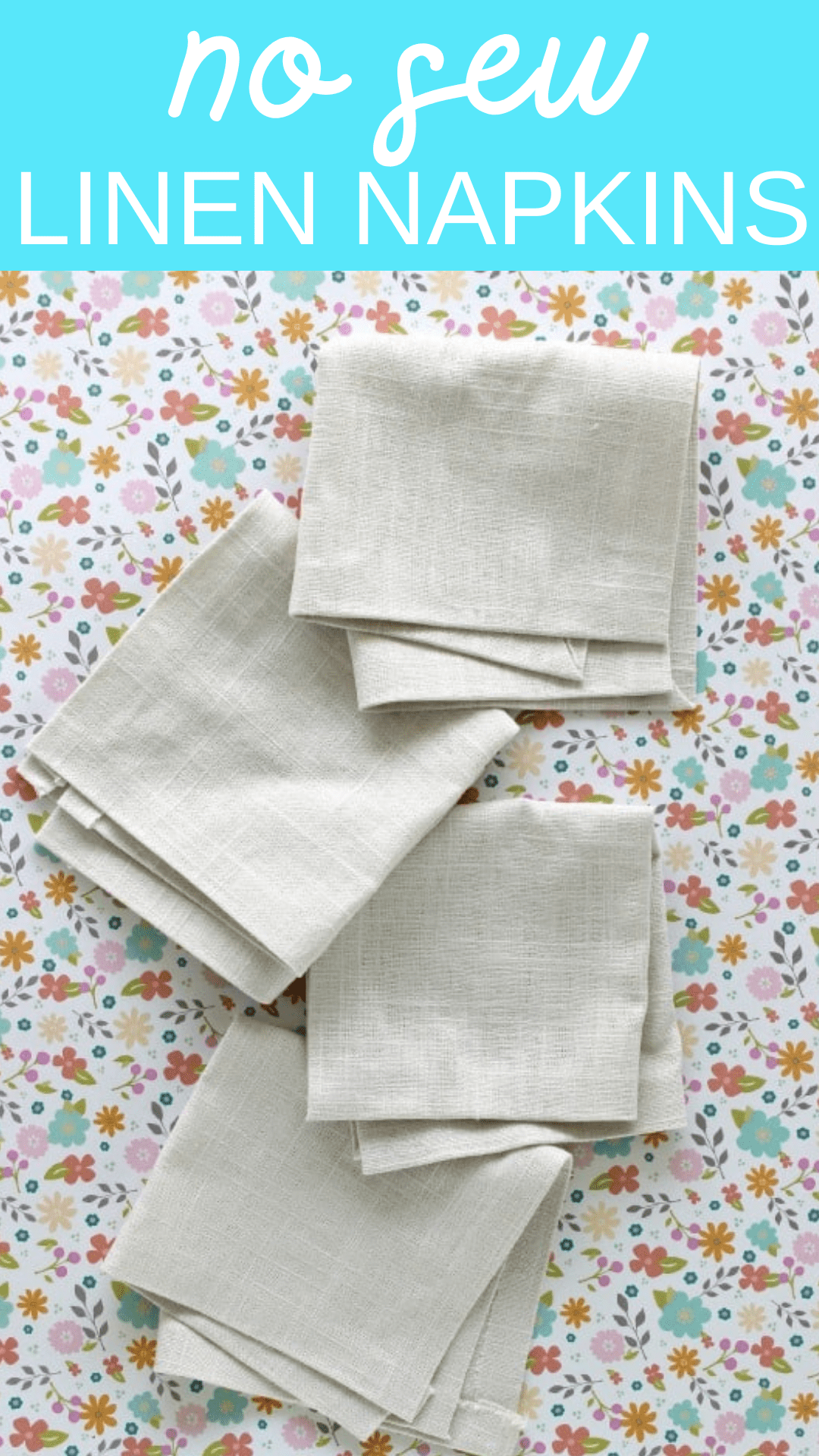 How to make linen napkins, the easy way - I Can Sew This