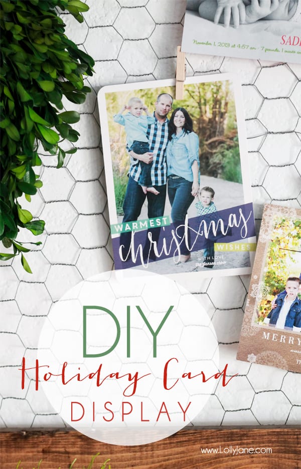 DIY-Holiday-Christmas-Card-Display