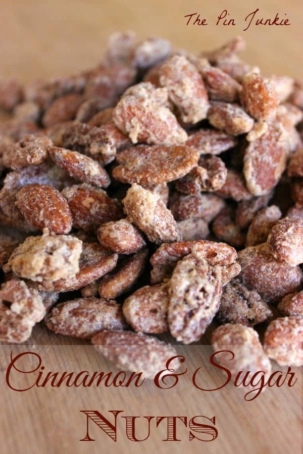 cinnamon sugar candied nuts