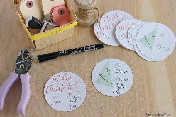 Christmas Tags from Delineate Your Dwelling's Etsy Shop
