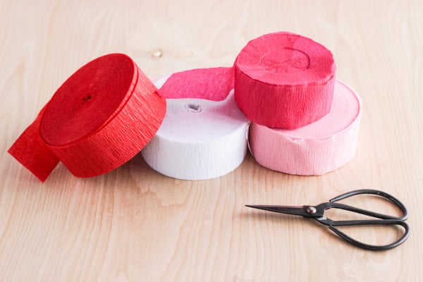 Pink Crepe Paper Streamers, Pink Party Decorations - 8 Large Rolls, 2in x  120ft Each Roll - Decorative Creped Roll for Birthday, Festival, Wedding