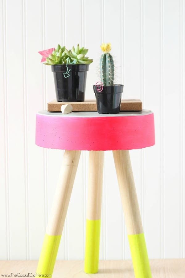 DIY Concrete Stool