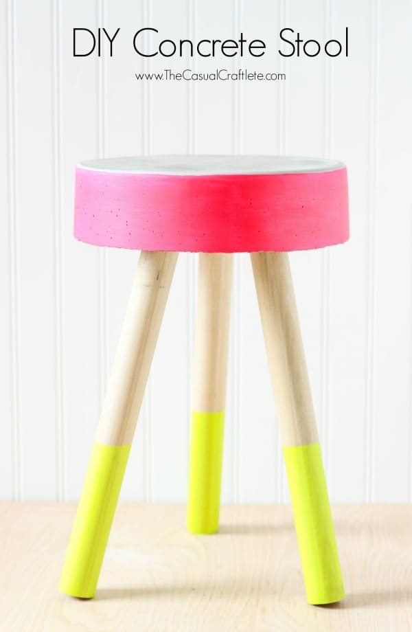 DIY Concrete Stool