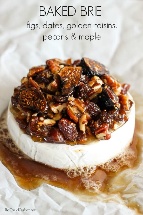 Baked Brie With Figs Dates Golden