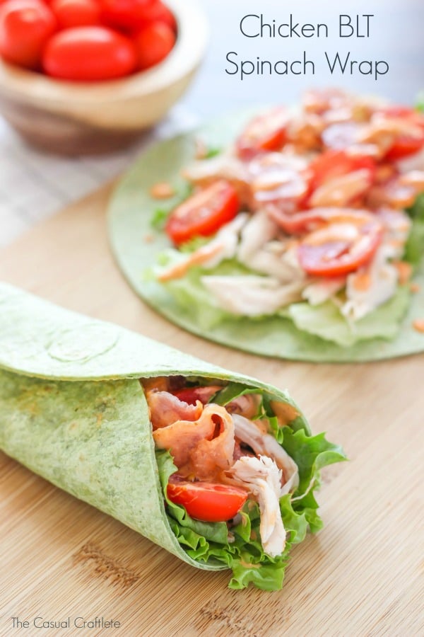 BLT Wrap Sandwiches Recipe