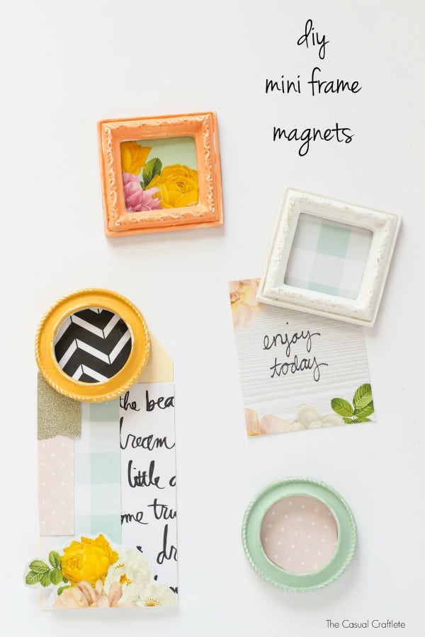 Photo Frame With Adhesive Tape Of Different Colors And Paper Clip