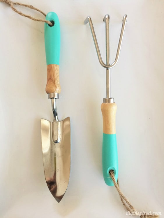 Painted-Upcycled-Garden-Tools-DIY-Inspired