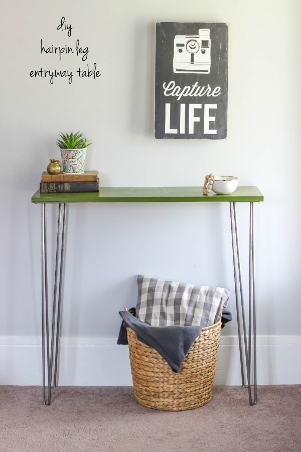 Diy Hairpin Leg Entryway Table