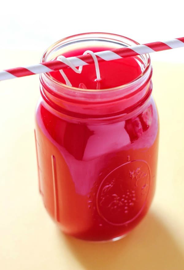 PureYou Handmade Strawberry Lemonade Scented Jar Candle