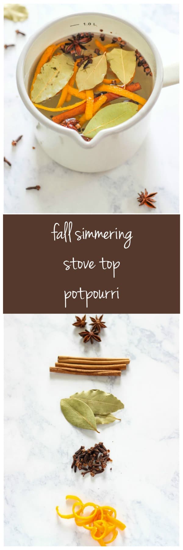 Fall Stovetop Potpourri, Recipe