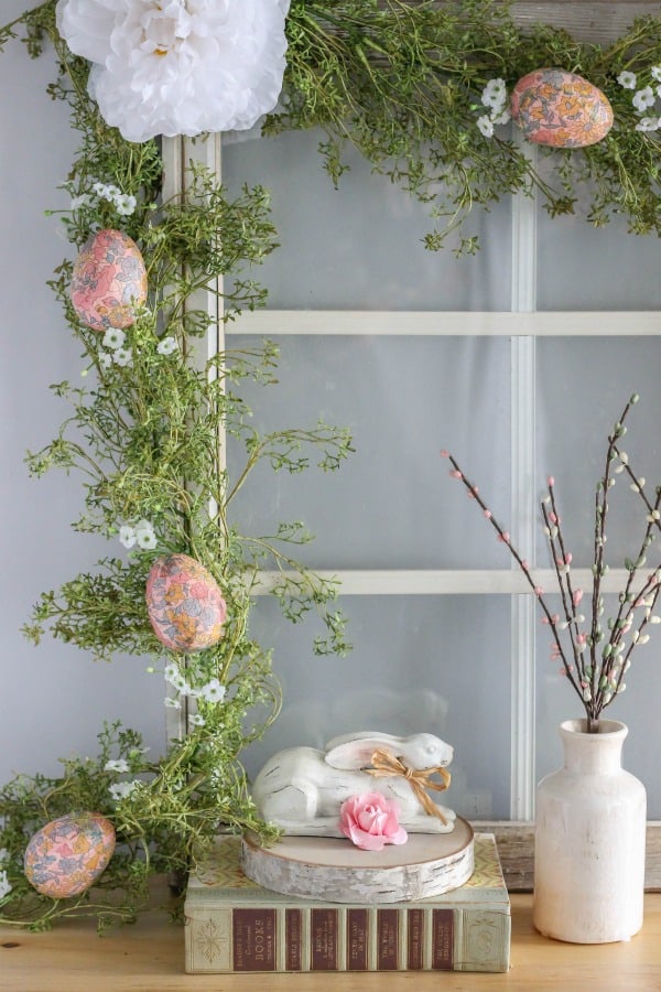 decoupage easter eggs