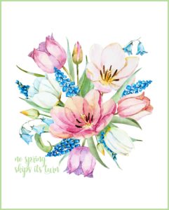 Spring Flowers Free Printable - Purely Katie