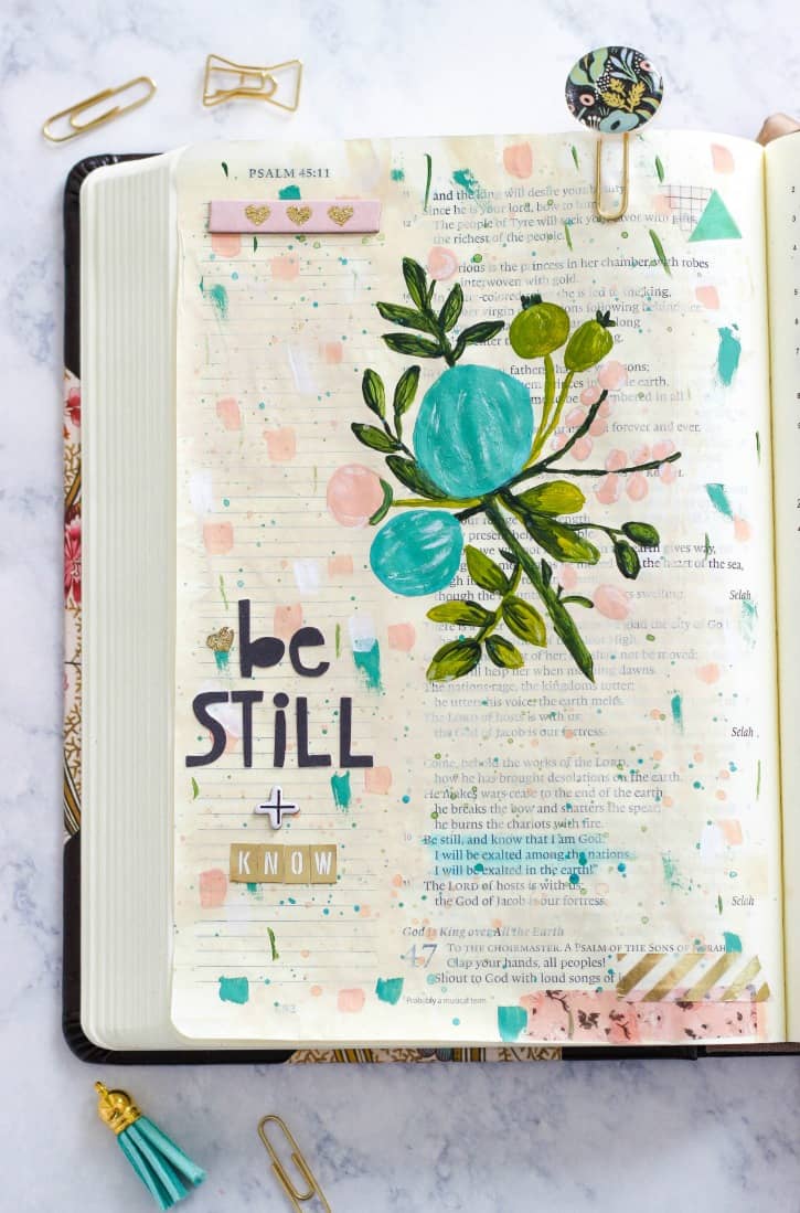 How To Make A Bible Journaling Notebook 