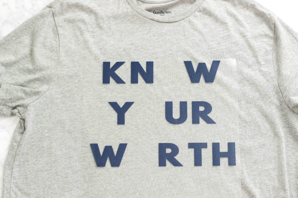 how to make a vinyl t shirt