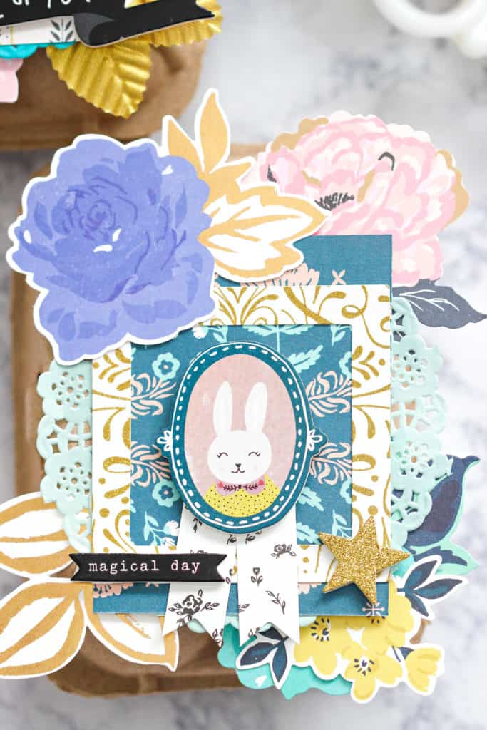 Are you in need of an easy gift idea for spring? Learn how to make a creative egg carton craft gIft for easter. A great solution to brighten someones day. #papercrafting #papercrafts #papercraft #Easter #Eastercraft #eggcarton #eggcartoncrafts #diy