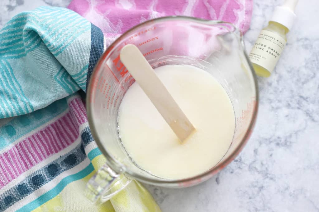 Is your dry, aching skin in need of care? Learn how to make soothing blood orange and lime loofah soap - so easy for a relaxing spa-like bath experience. #soap #loofahsoap #soapmaking #diy #giftideas