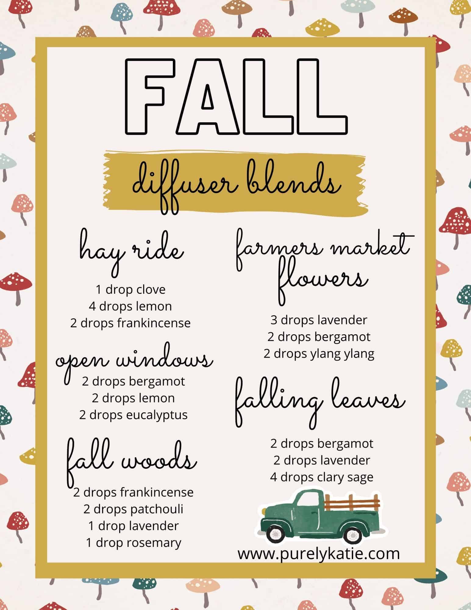 12 Amazing Fall Diffuser Blends (+ 6 Pre-Made Options)