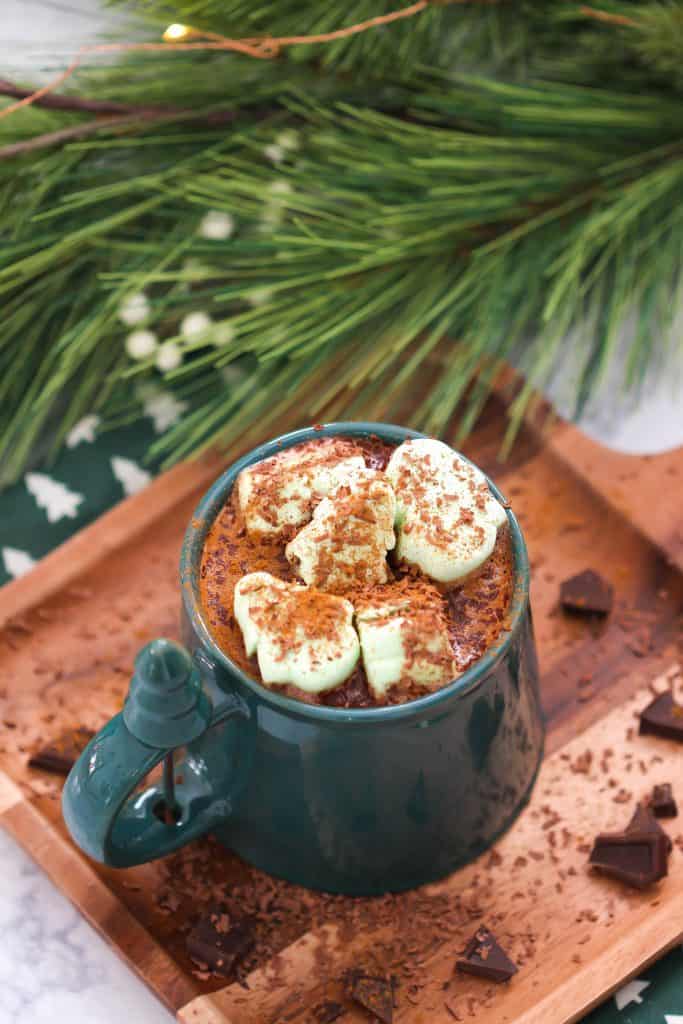 How to make the easiest and best hot chocolate recipe from scratch. This recipe will make people think you fussed but it's SIMPLE. #creamyhotchocolaterecipe #thebesthotchocolaterecipe #simplehotchocolaterecipe #hotchocolate #smallbatchhotchocolate