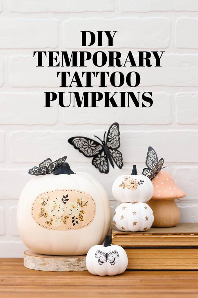 Temporary Tattoo Pumpkins