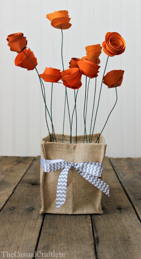 Paper Flower Centerpiece 